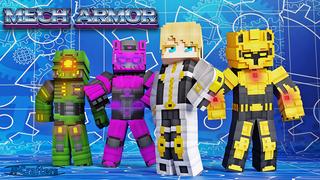 Thumbnail of the Minecraft Bedrock Marketplace product Mech Armor created by JFCrafters.