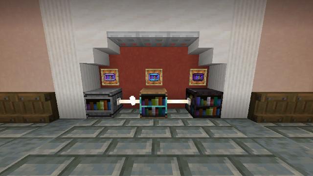 Screenshot of the Minecraft Bedrock Marketplace product Mini Enchanted Libraries created by JFCrafters.