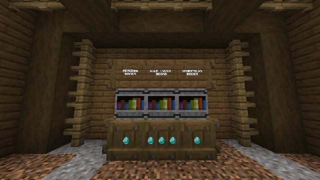 Screenshot of the Minecraft Bedrock Marketplace product Mini Enchanted Libraries created by JFCrafters.