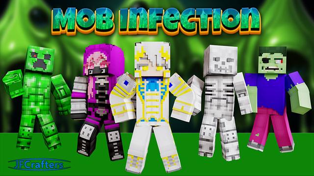 Thumbnail of the Minecraft Bedrock Marketplace product Mob Infection created by JFCrafters.