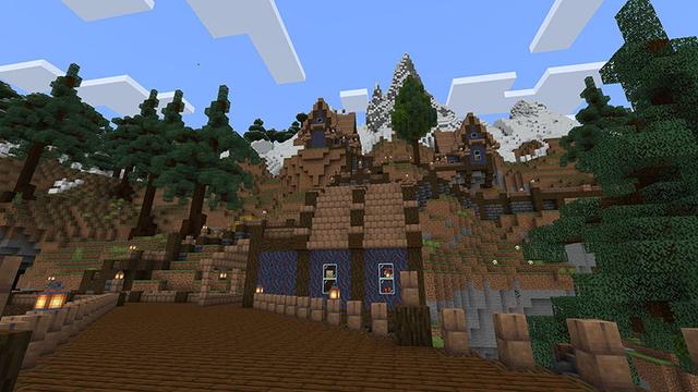 Screenshot of the Minecraft Bedrock Marketplace product Mystical Valley created by JFCrafters.