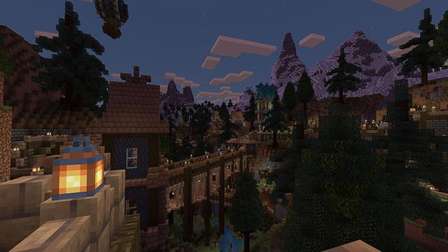 Screenshot of the Minecraft Bedrock Marketplace product Mystical Valley created by JFCrafters.