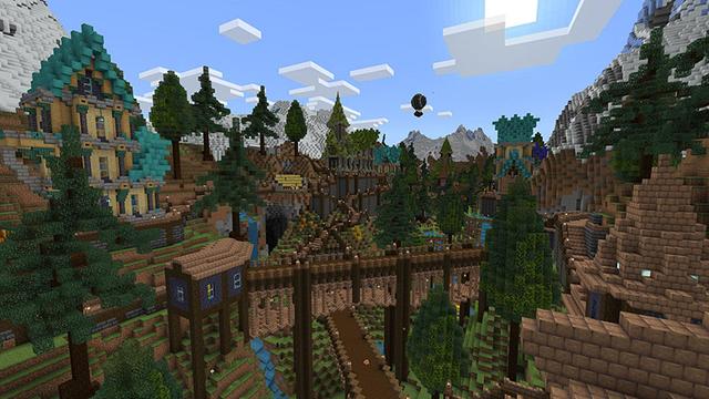 Screenshot of the Minecraft Bedrock Marketplace product Mystical Valley created by JFCrafters.