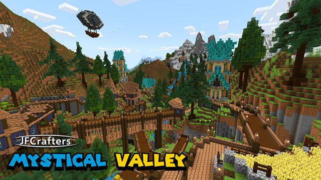 Thumbnail of the Minecraft Bedrock Marketplace product Mystical Valley created by JFCrafters.
