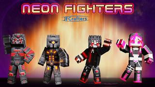 Thumbnail of the Minecraft Bedrock Marketplace product Neon Fighters created by JFCrafters.