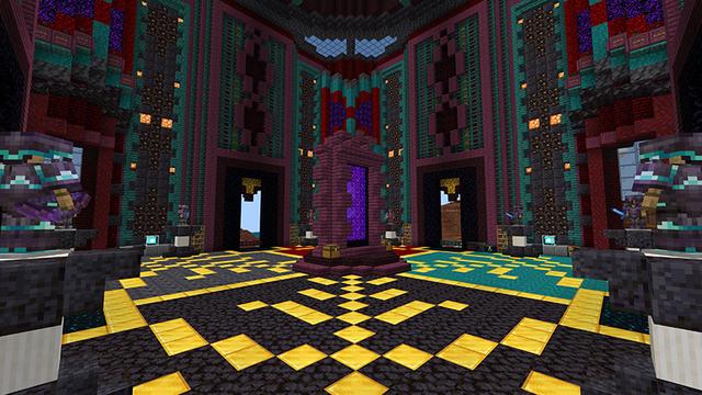 Screenshot of the Minecraft Bedrock Marketplace product OP Nexus Hub created by JFCrafters.