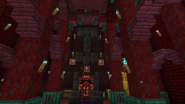 Screenshot of the Minecraft Bedrock Marketplace product OP Nexus Hub created by JFCrafters.