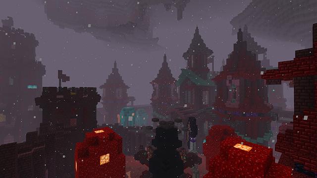 Screenshot of the Minecraft Bedrock Marketplace product OP Nexus Hub created by JFCrafters.