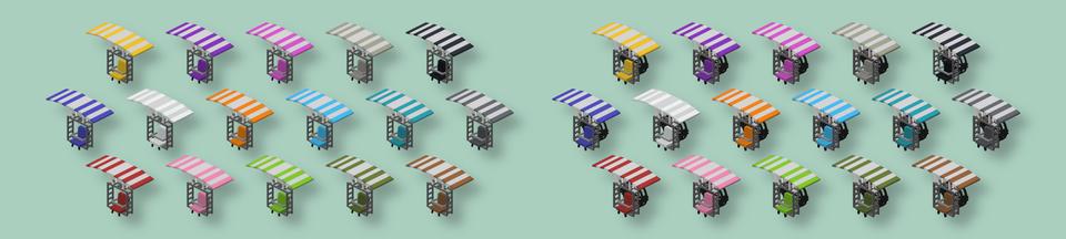 Panorama of the Minecraft Bedrock Marketplace product Paragliders created by JFCrafters.