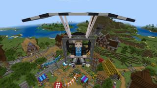 Screenshot of the Minecraft Bedrock Marketplace product Paragliders created by JFCrafters.