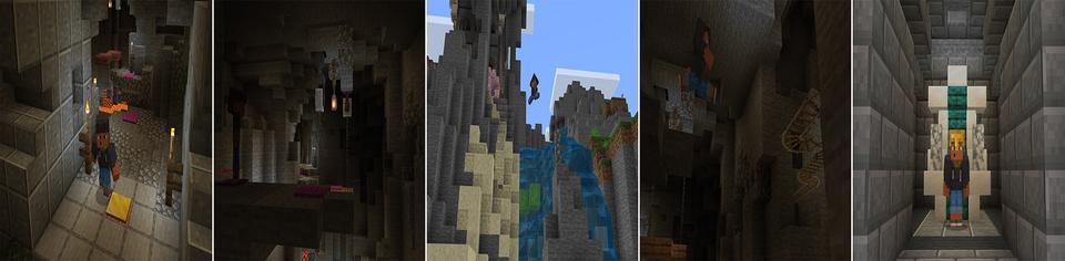 Panorama of the Minecraft Bedrock Marketplace product Parkour Island created by JFCrafters.