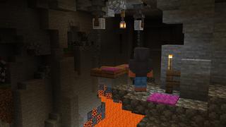 Screenshot of the Minecraft Bedrock Marketplace product Parkour Island created by JFCrafters.