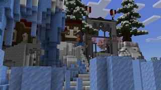 Screenshot of the Minecraft Bedrock Marketplace product Parkour Island created by JFCrafters.