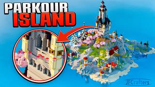 Thumbnail of the Minecraft Bedrock Marketplace product Parkour Island created by JFCrafters.