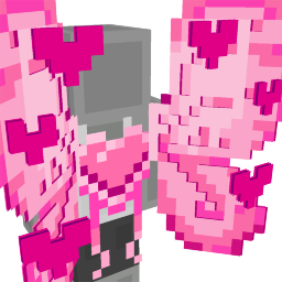 Thumbnail of the Minecraft Bedrock Marketplace product Pink Fairy Wings created by JFCrafters.