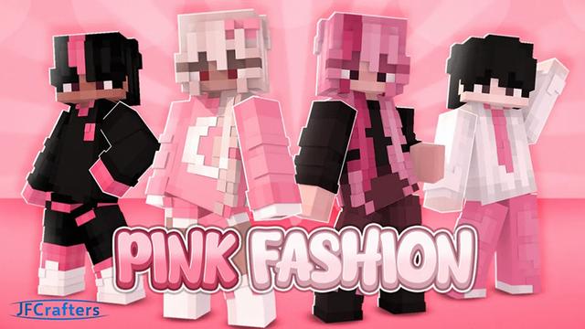 Thumbnail of the Minecraft Bedrock Marketplace product Pink Fashion created by JFCrafters.