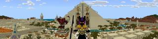 Panorama of the Minecraft Bedrock Marketplace product Pyramaze created by JFCrafters.