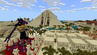 Screenshot of the Minecraft Bedrock Marketplace product Pyramaze created by JFCrafters.