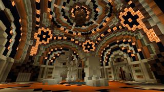 Screenshot of the Minecraft Bedrock Marketplace product Pyramaze created by JFCrafters.