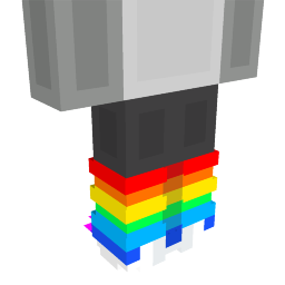 Thumbnail of the Minecraft Bedrock Marketplace product Rainbow Socks created by JFCrafters.