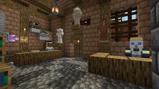 Screenshot of the Minecraft Bedrock Marketplace product RedRock Ravine created by JFCrafters.