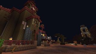 Screenshot of the Minecraft Bedrock Marketplace product RedRock Ravine created by JFCrafters.
