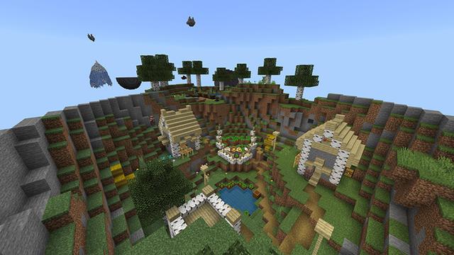 Screenshot of the Minecraft Bedrock Marketplace product Roughlands created by JFCrafters.