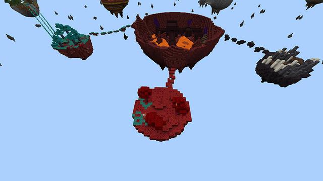 Screenshot of the Minecraft Bedrock Marketplace product Roughlands created by JFCrafters.