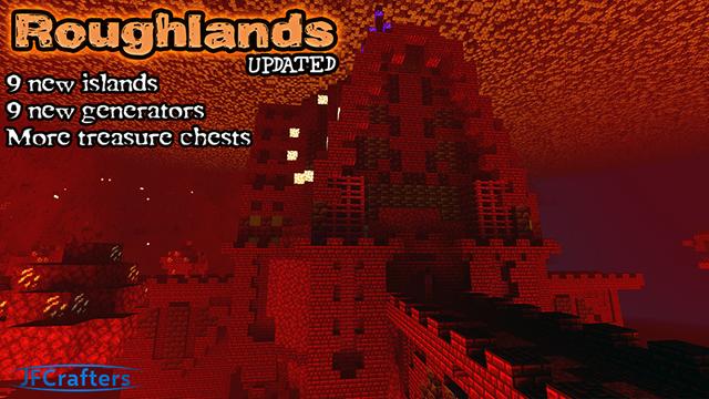 Thumbnail of the Minecraft Bedrock Marketplace product Roughlands created by JFCrafters.