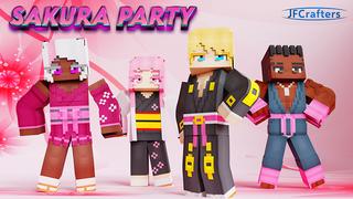 Thumbnail of the Minecraft Bedrock Marketplace product Sakura Party created by JFCrafters.