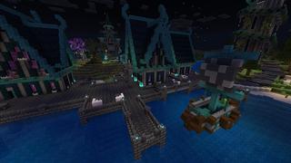 Screenshot of the Minecraft Bedrock Marketplace product Sculk Village created by JFCrafters.