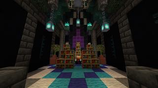 Screenshot of the Minecraft Bedrock Marketplace product Sculk Village created by JFCrafters.