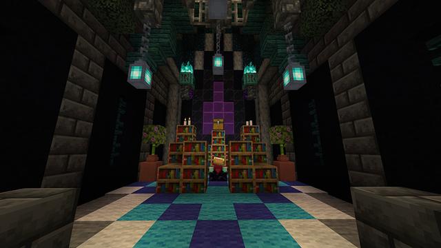 Screenshot of the Minecraft Bedrock Marketplace product Le village de Sculk created by JFCrafters.