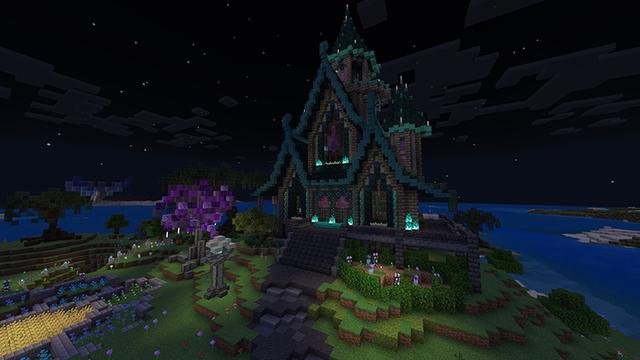 Screenshot of the Minecraft Bedrock Marketplace product Le village de Sculk created by JFCrafters.