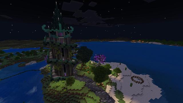 Screenshot of the Minecraft Bedrock Marketplace product Le village de Sculk created by JFCrafters.
