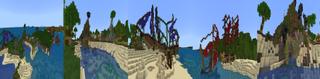 Panorama of the Minecraft Bedrock Marketplace product Shipwreck Bay created by JFCrafters.
