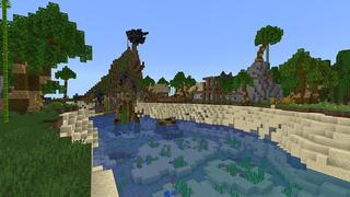 Screenshot of the Minecraft Bedrock Marketplace product Shipwreck Bay created by JFCrafters.