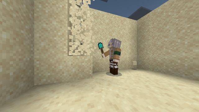 Screenshot of the Minecraft Bedrock Marketplace product Smart Tools Add-On created by JFCrafters.