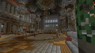 Screenshot of the Minecraft Bedrock Marketplace product Spring Temple created by JFCrafters.