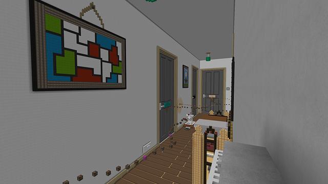 Screenshot of the Minecraft Bedrock Marketplace product Through The house created by JFCrafters.