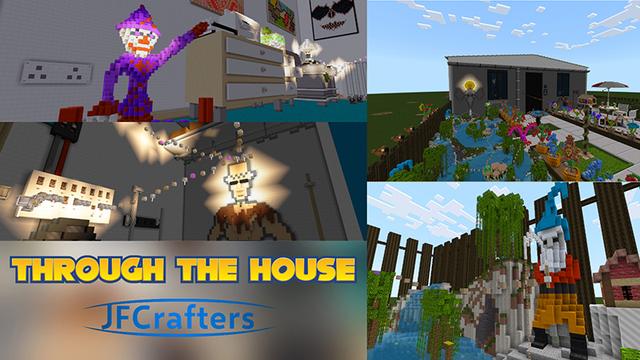 Thumbnail of the Minecraft Bedrock Marketplace product Through The house created by JFCrafters.