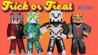 Thumbnail of the Minecraft Bedrock Marketplace product Trick Or Treat created by JFCrafters.