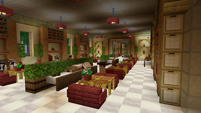 Screenshot of the Minecraft Bedrock Marketplace product Vacation Getaway created by JFCrafters.