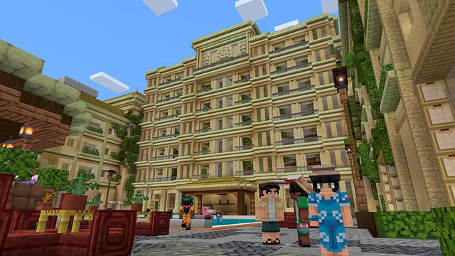 Screenshot of the Minecraft Bedrock Marketplace product Vacation Getaway created by JFCrafters.