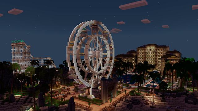 Screenshot of the Minecraft Bedrock Marketplace product Vacation Getaway created by JFCrafters.