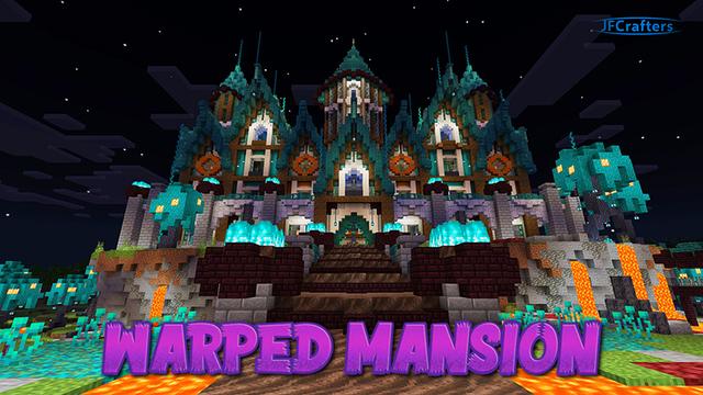 Thumbnail of the Minecraft Bedrock Marketplace product Warped Mansion created by JFCrafters.