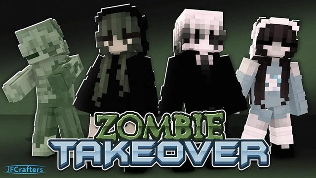 Thumbnail of the Minecraft Bedrock Marketplace product Zombie Takeover created by JFCrafters.
