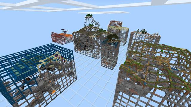 Screenshot of the Minecraft Bedrock Marketplace product Abstraction: GRID created by Jigarbov Productions.