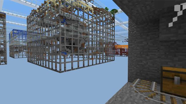 Screenshot of the Minecraft Bedrock Marketplace product Abstraction: GRID created by Jigarbov Productions.