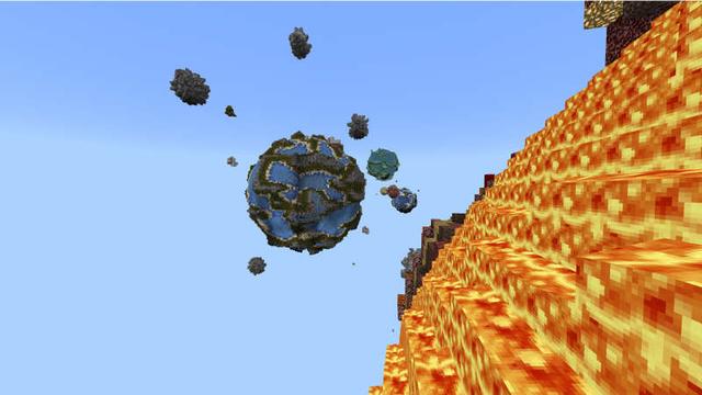 Screenshot of the Minecraft Bedrock Marketplace product Abstraction: SOLAR created by Jigarbov Productions.